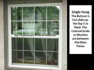 Single Hung Replacement Window